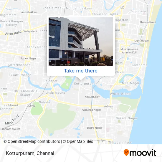 Kotturpuram map