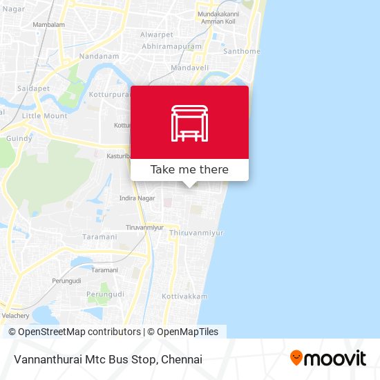 Vannanthurai Mtc Bus Stop map