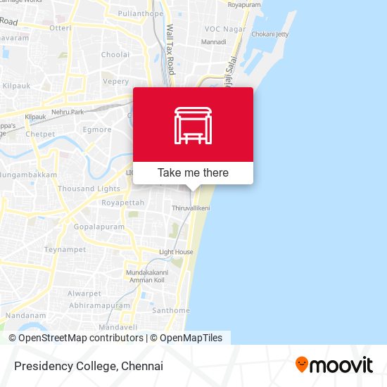 Presidency College map