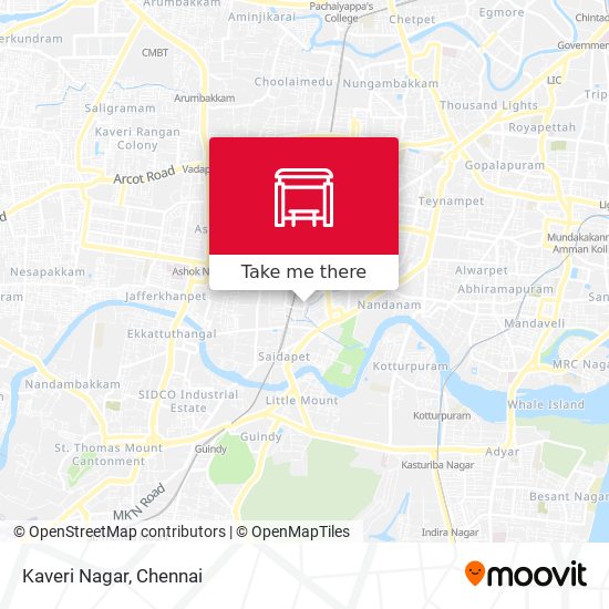 Kaveri Nagar map