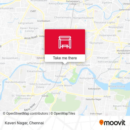 Kaveri Nagar map