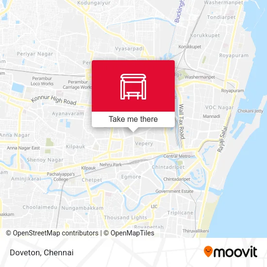 Doveton map