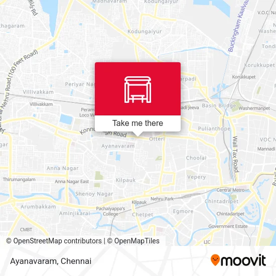 Ayanavaram map