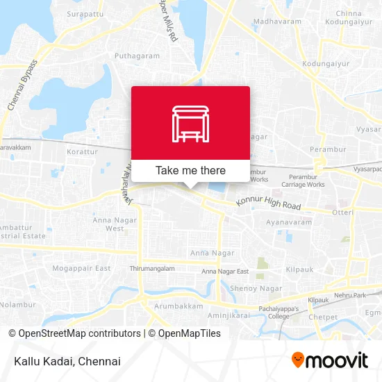 Kallu Kadai map