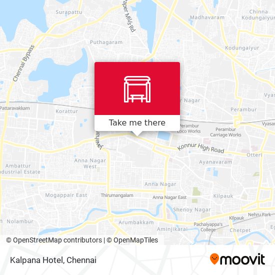Kalpana Hotel map