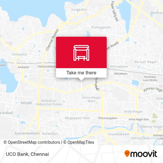 Uco Bank map