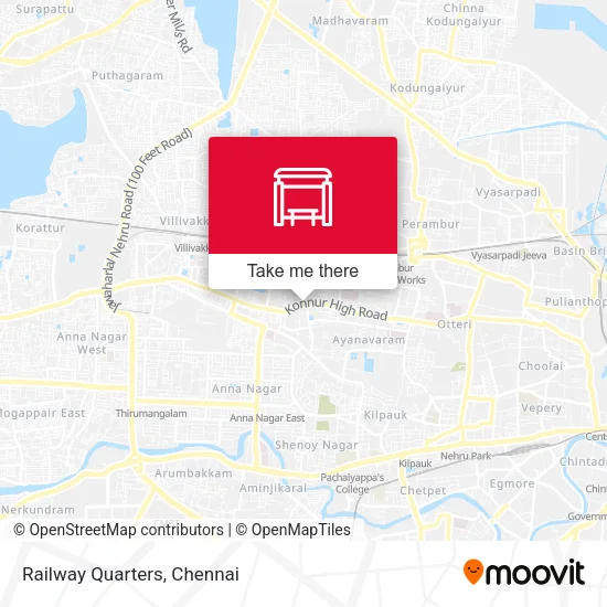 Railway Quarters map