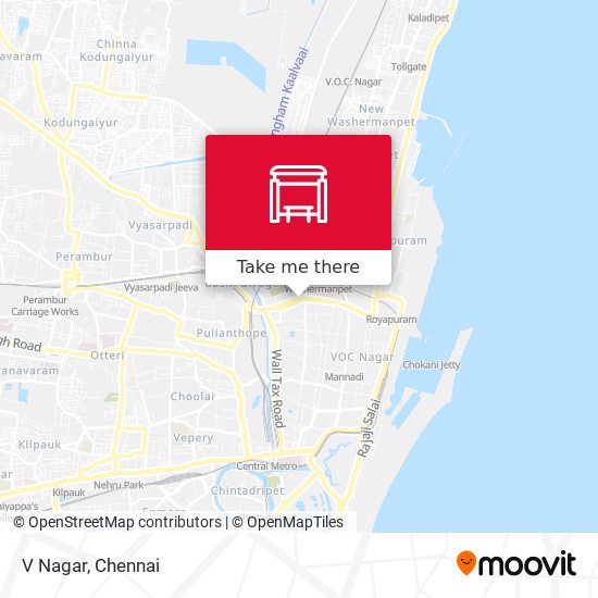 V Nagar map