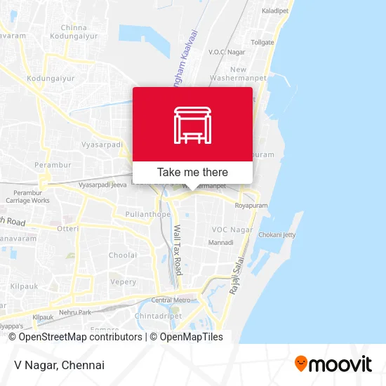 V Nagar map
