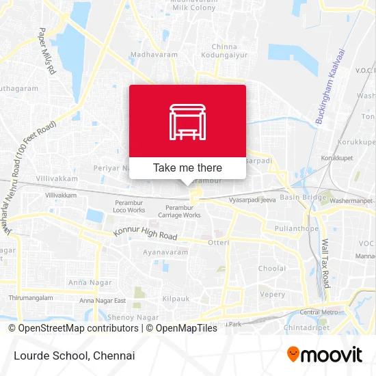 Lourde School map