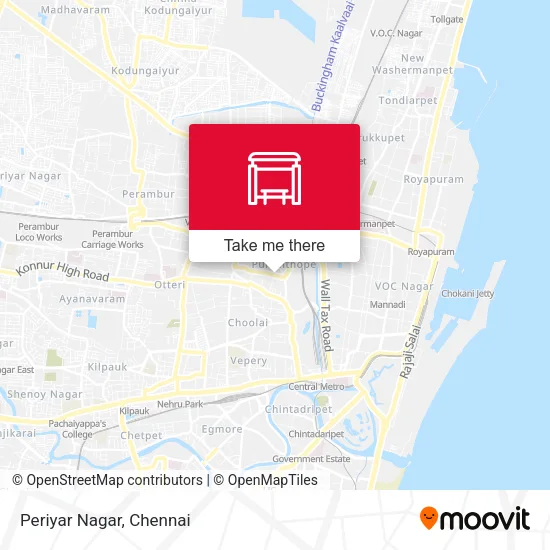 Periyar Nagar map