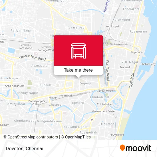 Doveton map