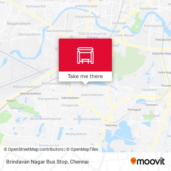Brindavan Nagar Bus Stop map