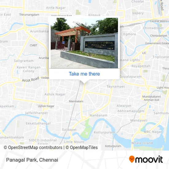 Panagal Park map