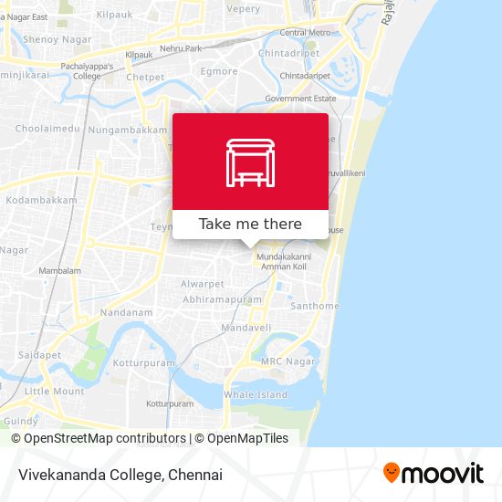 Vivekananda College map