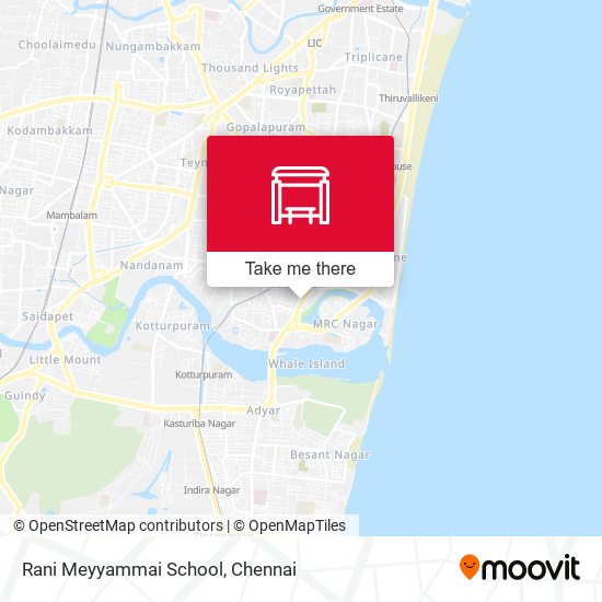 Rani Meyyammai School map