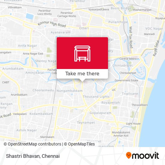 Shastri Bhavan map