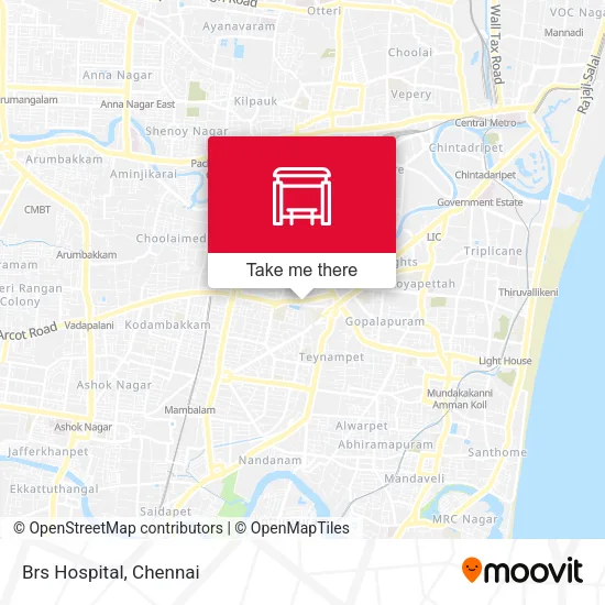 Brs Hospital map