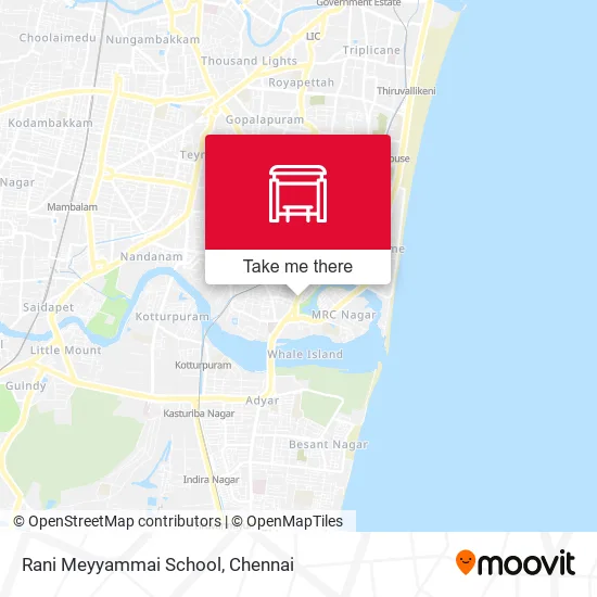 Rani Meyyammai School map