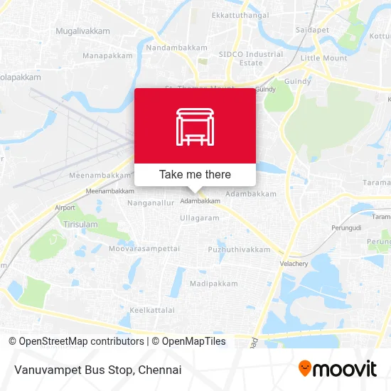 Vanuvampet Bus Stop map