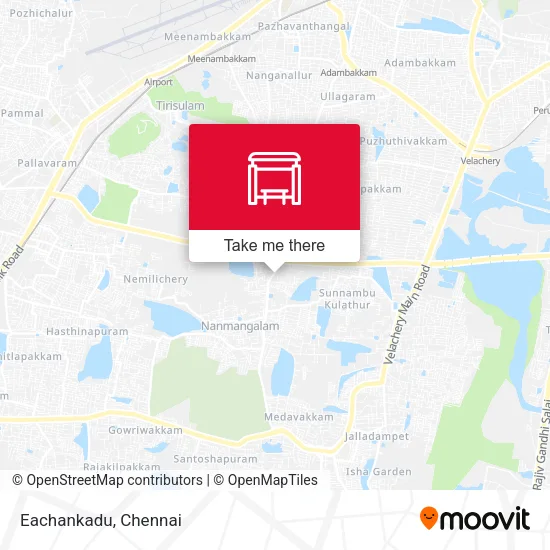Eachankadu map