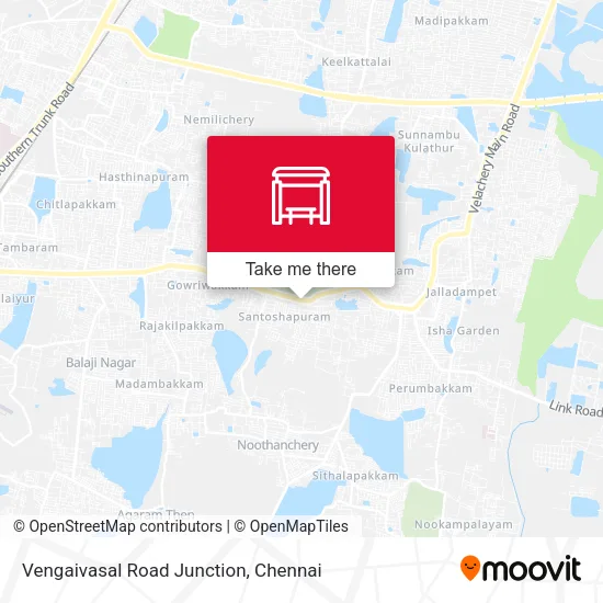 Vengaivasal Road Junction map