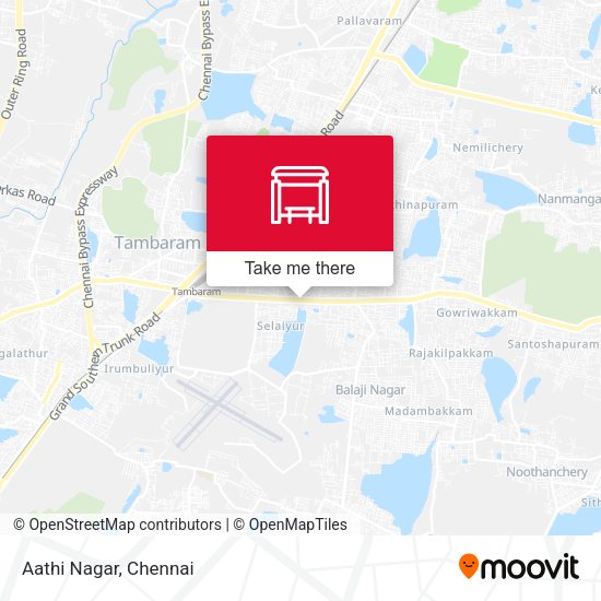 Aathi Nagar map