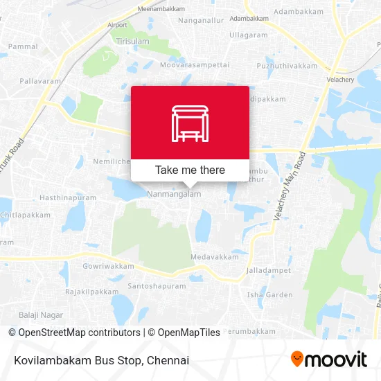 Kovilambakam Bus Stop map