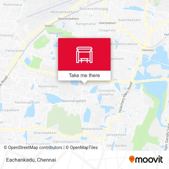 Eachankadu map