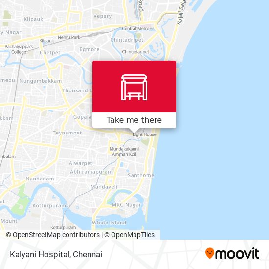 Kalyani Hospital map