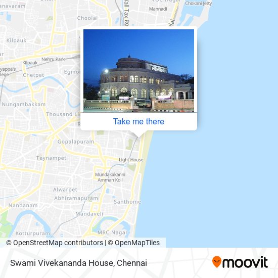 Swami Vivekananda House map