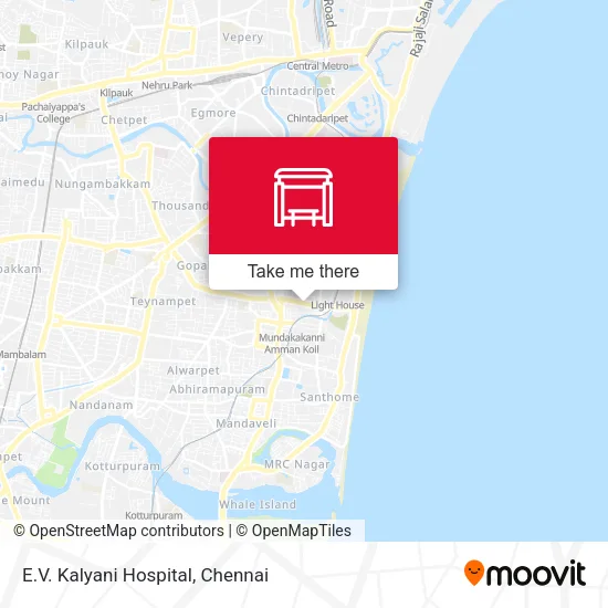 E.V. Kalyani Hospital map
