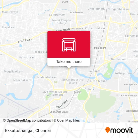 Ekkattuthangal map