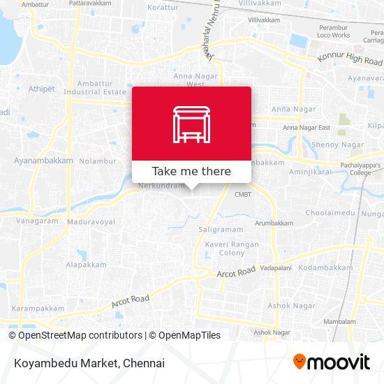 Koyambedu Market map