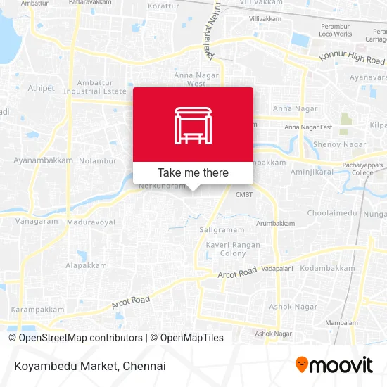 Koyambedu Market map