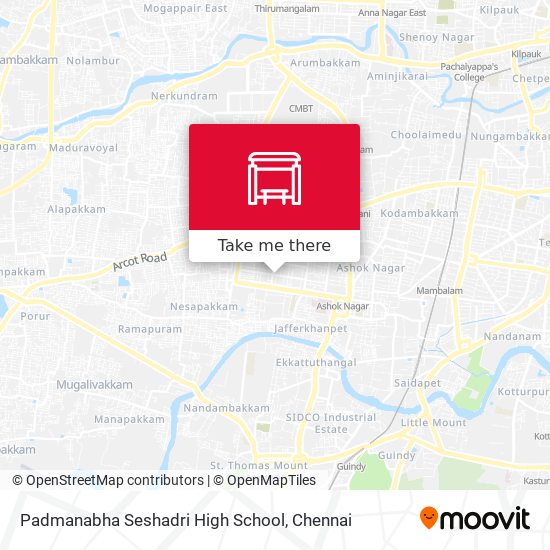 Padmanabha Seshadri High School map