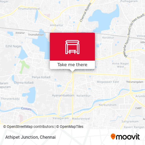 Athipet Junction map