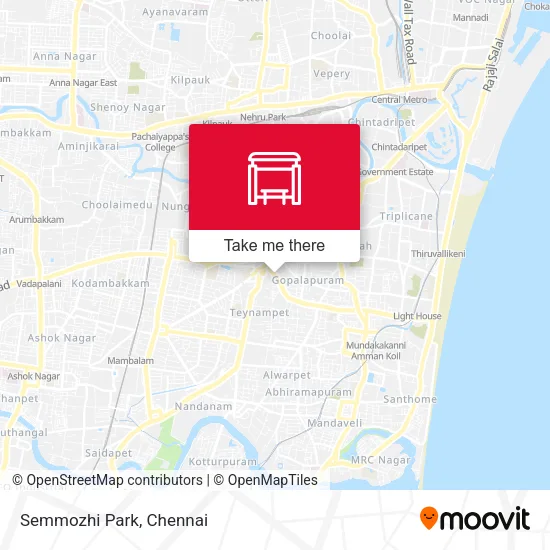 Semmozhi Park map