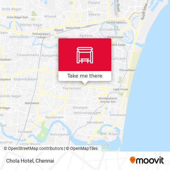 Chola Hotel map