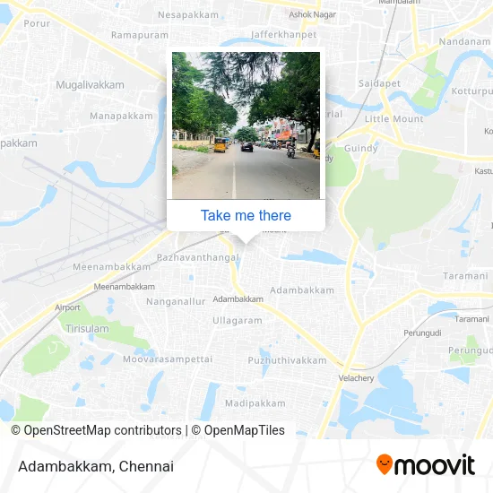Adambakkam map