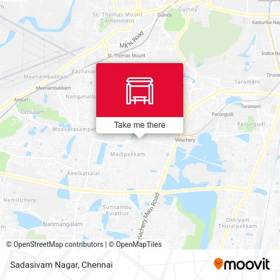 Sadasivam Nagar map
