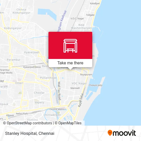 Stanley Hospital map