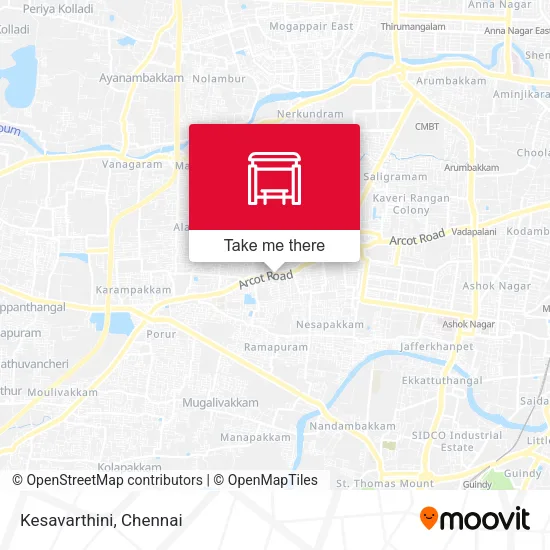 Kesavarthini map