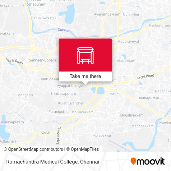 Ramachandra Medical College map