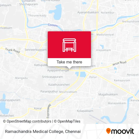 Ramachandra Medical College map