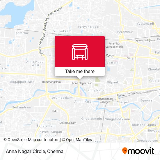 Anna Nagar Circle map