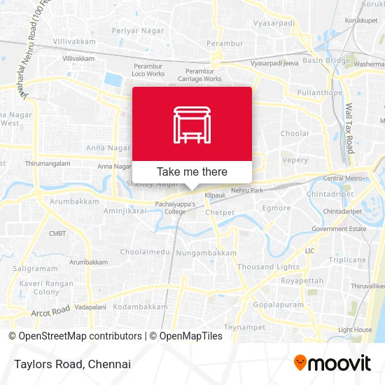 Taylors Road map