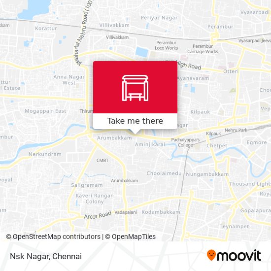 Nsk Nagar map