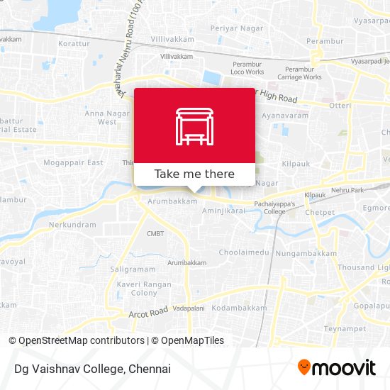 Dg Vaishnav College map