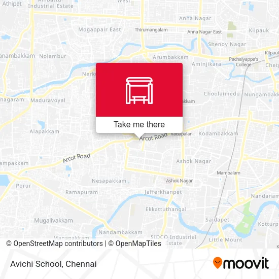 Avichi School map